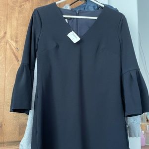 Donna Morgan Neimum Marcus little black dress with bell sleeves